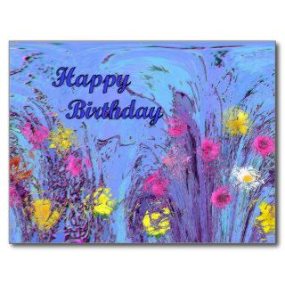 Happy Birthday Post Card
