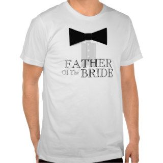 Father of the Bride Bow Tie Tshirt