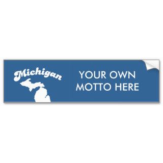 Michigan   Say yes T shirt Bumper Sticker
