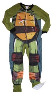 Nickelodeon Tmnt Teenage Mutant Ninja Turtles Boys Footed Blanket Sleeper (M/M) Clothing