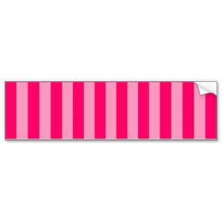 Pink Stripe Background Bumper Sticker