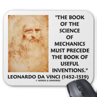 Book Science Of Mechanics Must Precede Inventions Mousepads