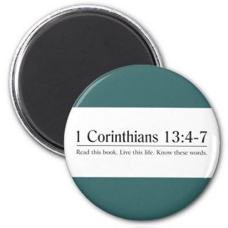 Read the Bible 1 Corinthians 134 7 Magnets