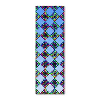 Stained Glass Effect Floral Pattern. Business Card