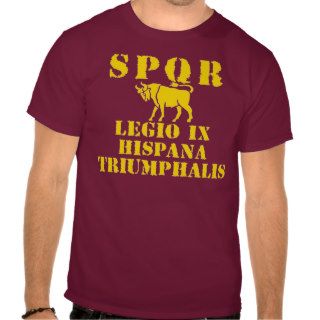 09 9th Spanish Triumphant Legion   Roman Bull Tee Shirts