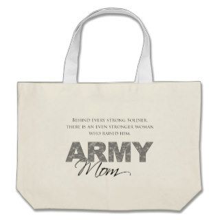 Behind Every Strong Soldier 1 Tote Bags