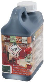 SamaN TEW 103 32 1 Quart Interior Water Based Stain for Fine Wood, Emerald   Household Wood Stains  