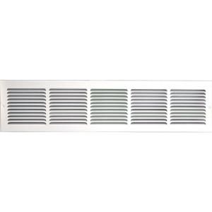 SPEEDI GRILLE 30 in. x 6 in. White Return Air Vent Grille with Fixed Blades SG 306 RAG