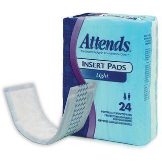 Attends Light Insert Pad (Case of 192) Attends Disposable Underpads
