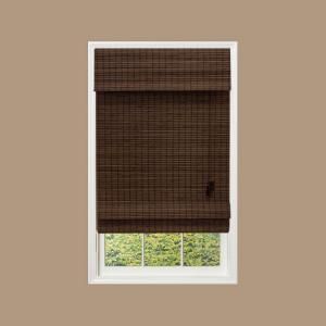 Home Decorators Collection Espresso Flatweave Roman Shade, 48 in. Length (Price Varies by Size) 0258435