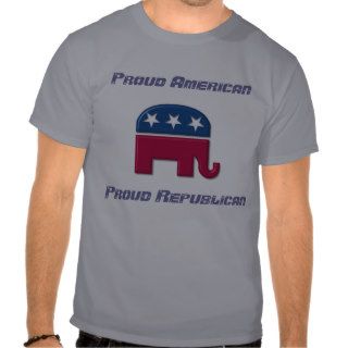 Proud American Proud Republican T Shirt
