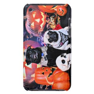 Halloween   Pug   Ruffy and Lola Barely There iPod Cases