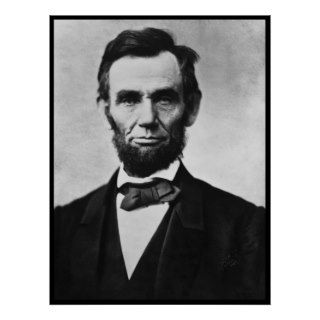 Abraham Lincoln Presidential Portrait Poster