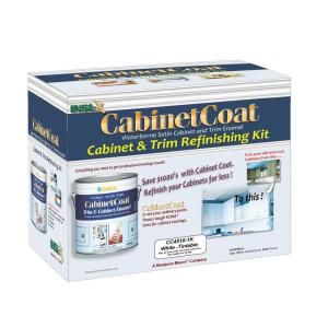 Insl X Cabinet Coat 1 gal. Kit Includes White Trim and Cabinet Enamel with Applicators Sandpaper and Tack Cloth CC4510G99 1K