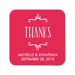 Whimsical Wedding Favor Stickers