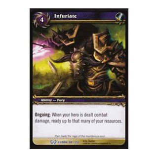 World of Warcraft Hunt for Illidan Single Card Infuriate #108 Rare [Toy] Toys & Games