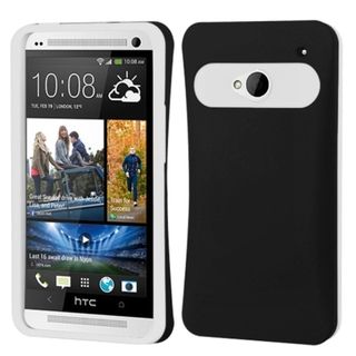 BasAcc Black/ White Card Wallet Back Case for HTC One M7 BasAcc Cases & Holders