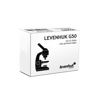 Levenhuk G50 Blank Slides (Pack of 50) Levenhuk Microscopes