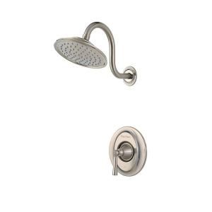 Pfister Saxton 1 Handle Shower Only Trim in Brushed Nickel R89 7GLK