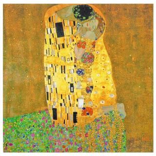 Works of Klimt 'The Kiss' Canvas Wall Art Canvas Art