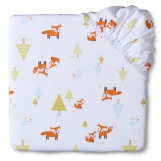 Woven Woodland Fitted Crib Sheet by Circo