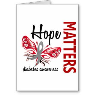 Hope Matters Butterfly Diabetes Cards