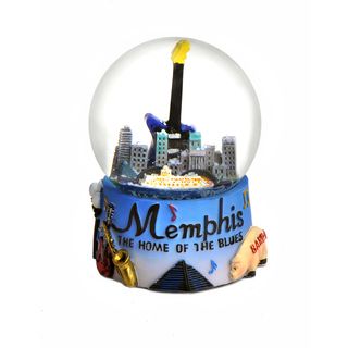 Memphis Home Of The Blues Snow Globe (65 Mm)