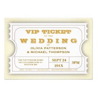 CUSTOM Carnival Admission Ticket for Wedding Personalized Invitation