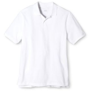 Cherokee Young Mens School Uniform Short Sleeve Pique Polo   True White XXL