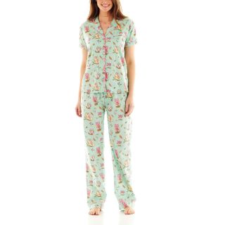 INSOMNIAX Pajama Set, Mint (Green), Womens