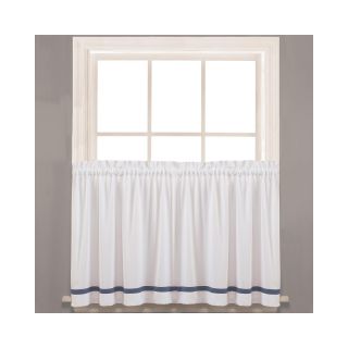 Kate Rod Pocket Window Tiers, Blue