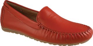 Womens Rose Petals by Walking Cradles Eagle   Red Nappa Slip on Shoes
