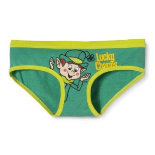 Womens Lucky Charms Hipster   Green M