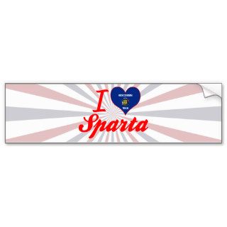 I Love Sparta, Wisconsin Bumper Stickers