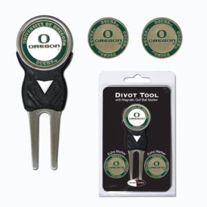 Oregon Ducks Team Golf Divot Tool and Markers