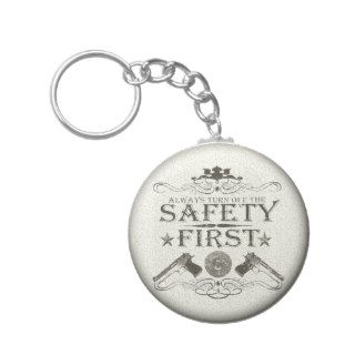 Safety First Keychain