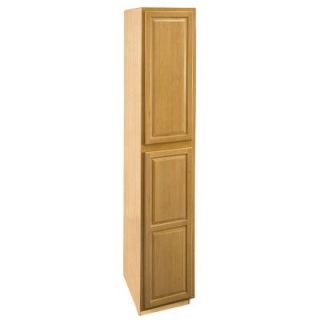 Home Decorators Collection Assembled 18x84x24 in. Utility Cabinet with 4 Rollouts in Vista Honey Spice DISCONTINUED U182484L 4T VHS