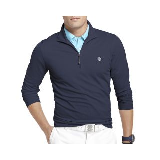 Izod Golf Long Sleeve Slim Fit Pullover, Midnight, Mens