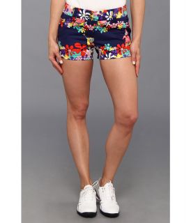 Loudmouth Golf Sponge Bob Square Pants Navy Mini Short Womens Shorts (Multi)
