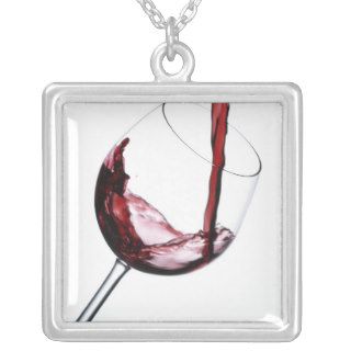 Pouring Red Wine into Wine Glass Jewelry