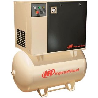 Ingersoll Rand Rotary Screw Compressor   230 Volts, 3 Phase, 10 HP, 38 CFM,