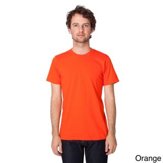 American Apparel American Apparel Unisex Fine Jersey Short Sleeve T shirt Orange Size XS
