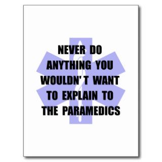 Paramedics Post Card
