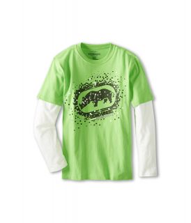 Ecko Unltd Kids Rhino Shatter Slider Boys T Shirt (Green)