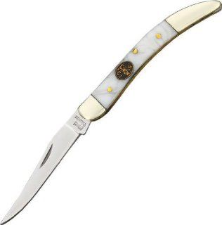 Frost Cutlery & Knives SW109IMI Steel Warrior Toothpick Pocket Knife with Imitation Ivory Handles  Folding Camping Knives  Sports & Outdoors