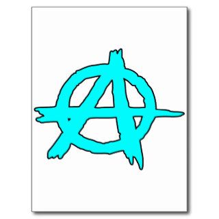 Circle A Anarchy Symbol Anarchist Anarchis Postcards