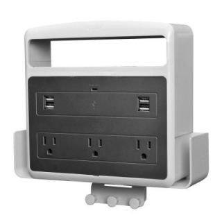 4 USB/3 Outlet Charging Station PX1002