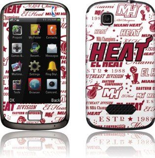 NBA   Miami Heat   Miami Heat Historic Blast   Motorola EX124G   Skinit Skin Cell Phones & Accessories
