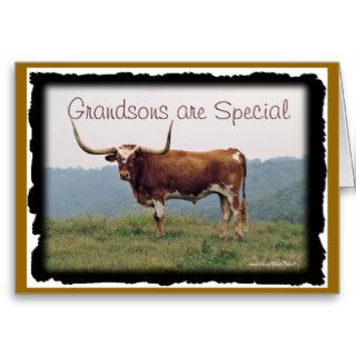 Grandsons are Special customize any occasion Card