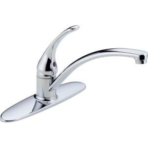 Delta Foundations Single Handle Kitchen Faucet in Chrome B1310LF